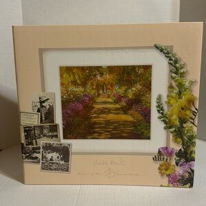 Monet flowers of the impressionist scrapbook kit